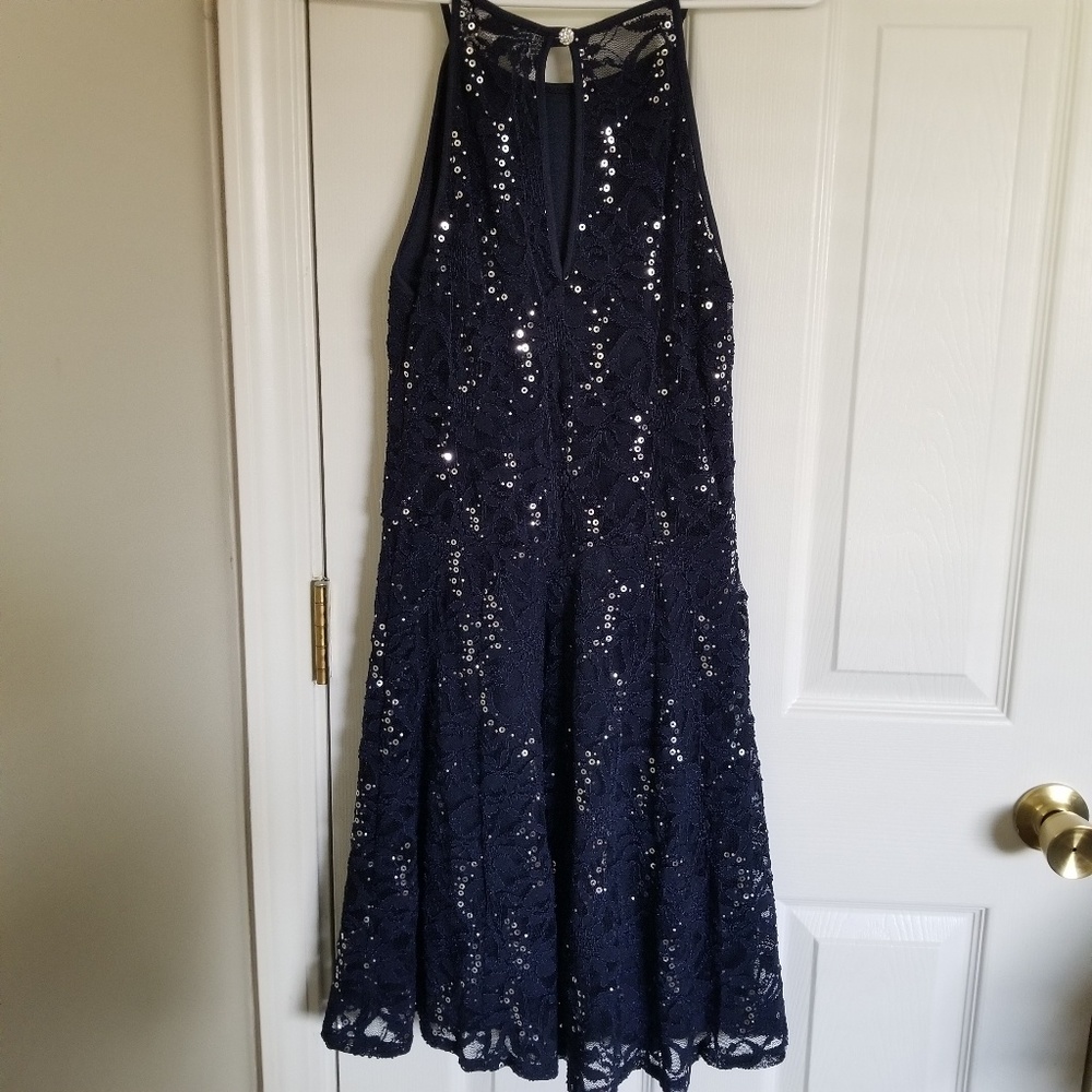 Lace sequin cocktail dress - Picture 3 of 4